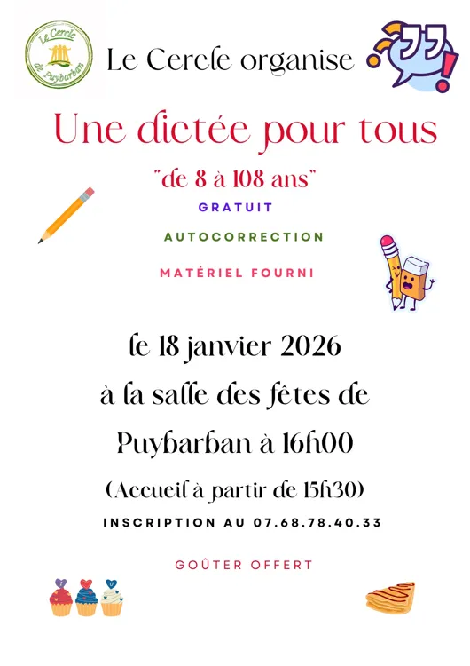 Dictée pour tous 18 janvier